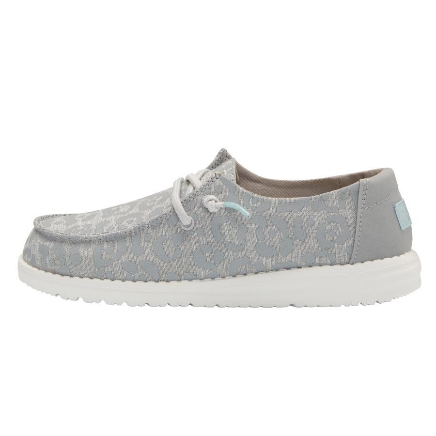 Hey Dude Wendy Youth Cat Eye Grey Shoes 